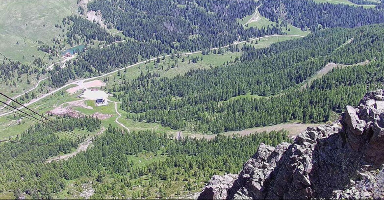Webcam Passo San Pellegrino-Falcade  - Pista Funivia
