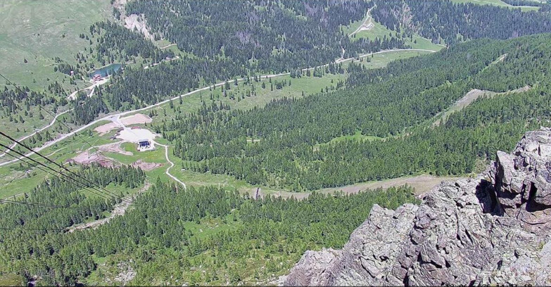 Webcam Passo San Pellegrino-Falcade  - Pista Funivia