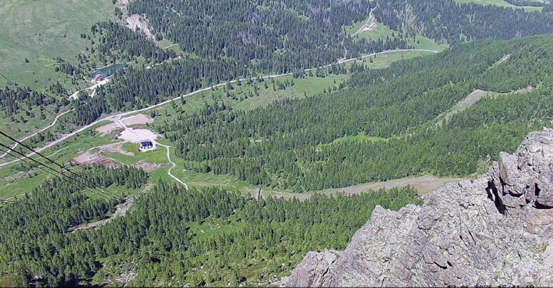 Webcam Passo San Pellegrino-Falcade  - Pista Funivia