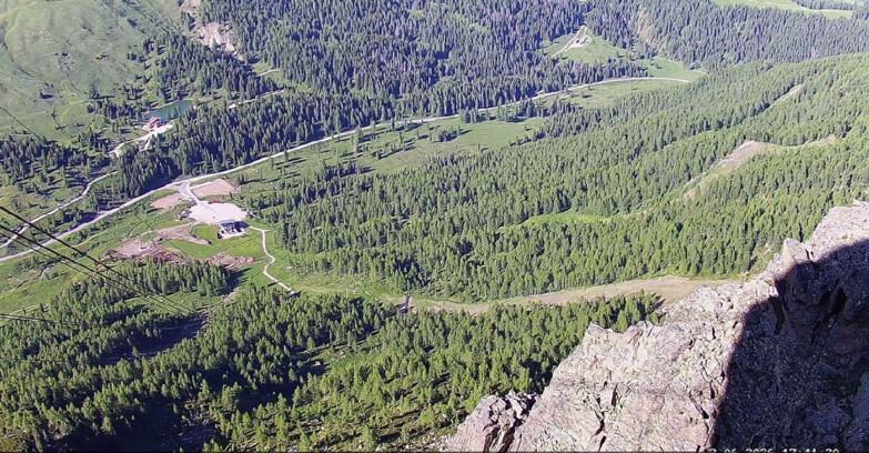 Webcam Passo San Pellegrino-Falcade  - Pista Funivia