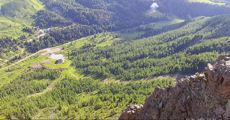 Webcam Passo San Pellegrino-Falcade  - Pista Funivia
