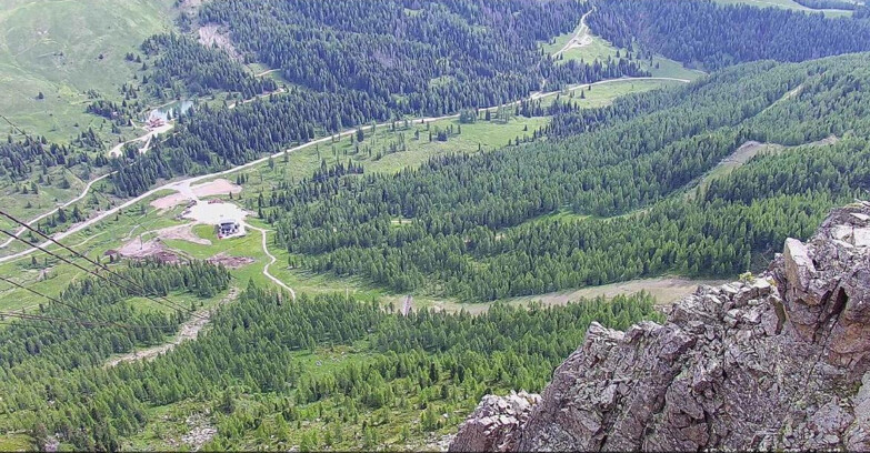 Webcam Passo San Pellegrino-Falcade - Pista Funivia