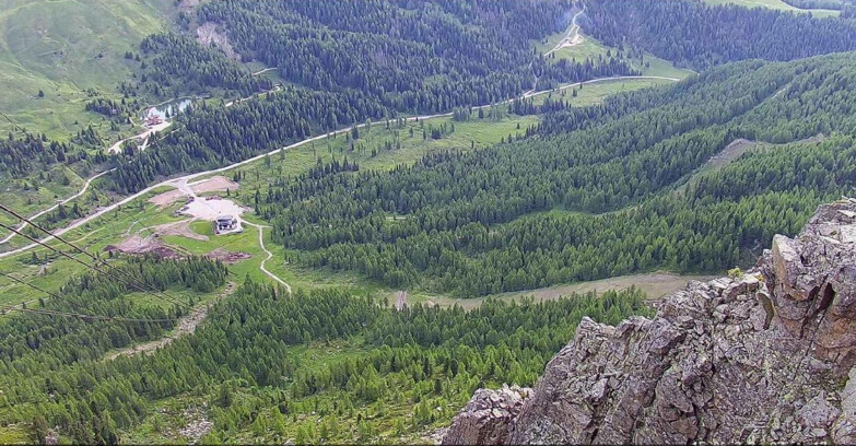 Webcam Passo San Pellegrino-Falcade - Pista Funivia