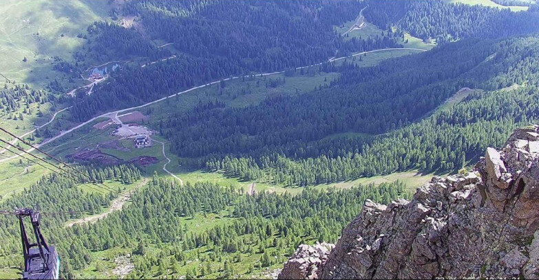 Webcam Passo San Pellegrino-Falcade  - Pista Funivia