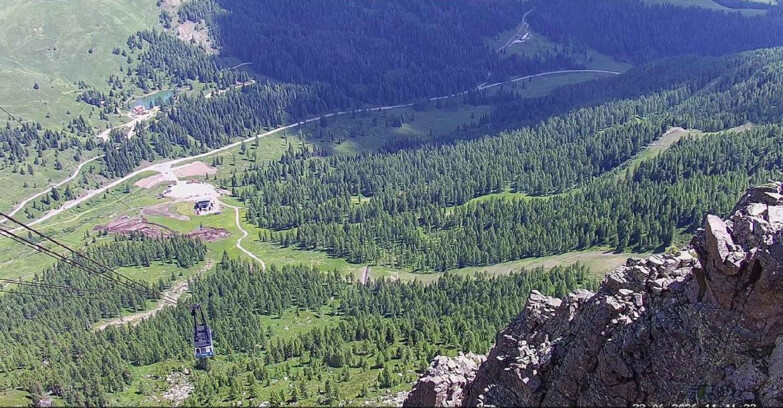 Webcam Passo San Pellegrino-Falcade - Pista Funivia
