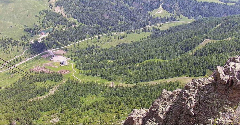 Webcam Passo San Pellegrino-Falcade - Pista Funivia