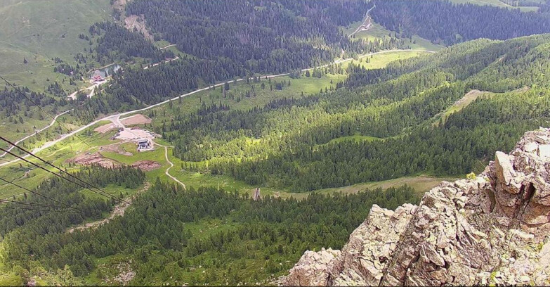 Webcam Passo San Pellegrino-Falcade  - Pista Funivia