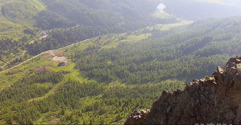 Webcam Passo San Pellegrino-Falcade  - Pista Funivia