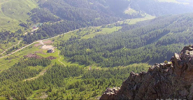 Webcam Passo San Pellegrino-Falcade  - Pista Funivia
