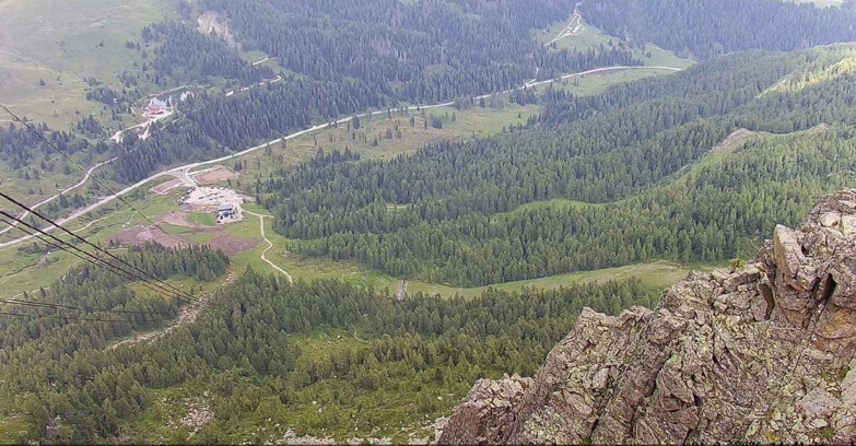 Webcam Passo San Pellegrino-Falcade  - Pista Funivia