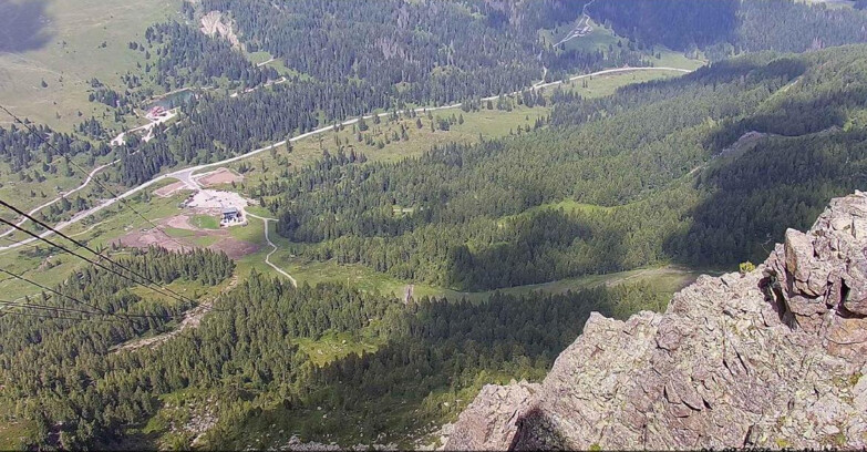 Webcam Passo San Pellegrino-Falcade  - Pista Funivia