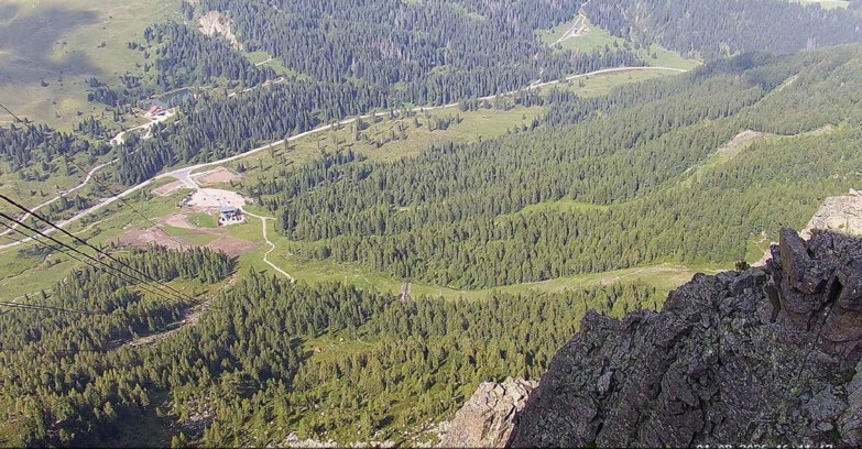 Webcam Passo San Pellegrino-Falcade  - Pista Funivia