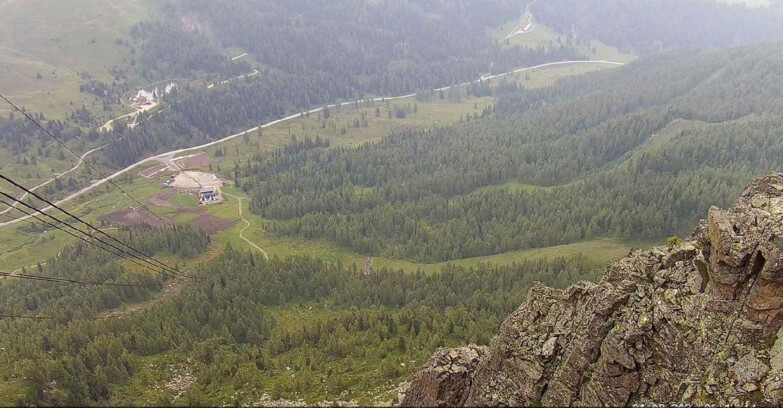 Webcam Passo San Pellegrino-Falcade  - Pista Funivia
