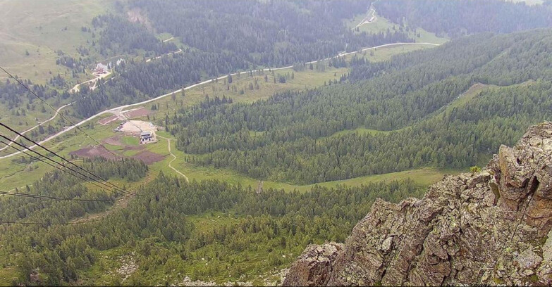 Webcam Passo San Pellegrino-Falcade  - Pista Funivia