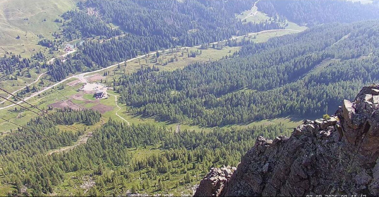 Webcam Passo San Pellegrino-Falcade  - Pista Funivia