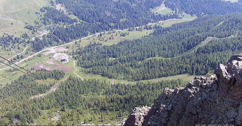 Webcam Passo San Pellegrino-Falcade  - Pista Funivia