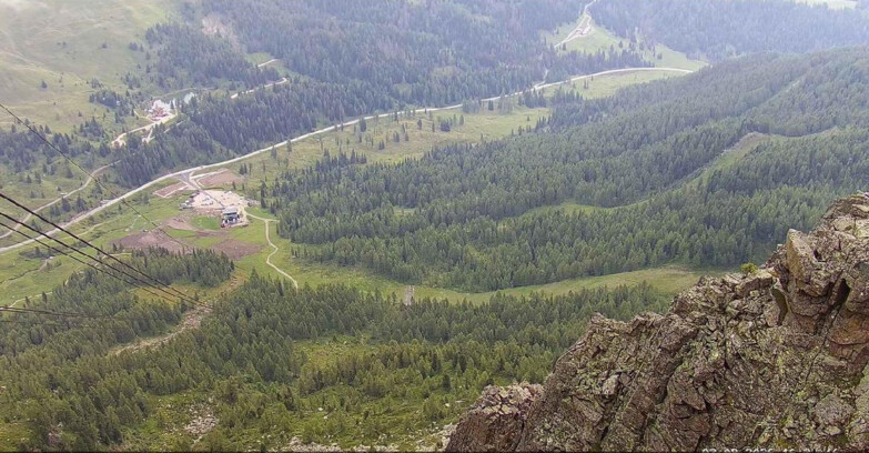 Webcam Passo San Pellegrino-Falcade  - Pista Funivia