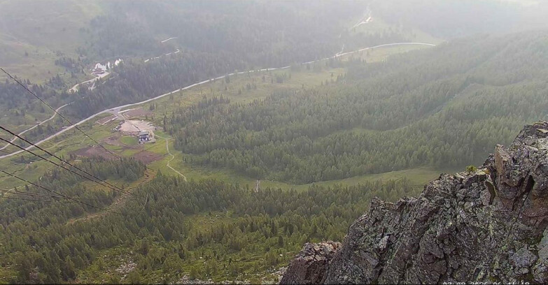 Webcam Passo San Pellegrino-Falcade  - Pista Funivia