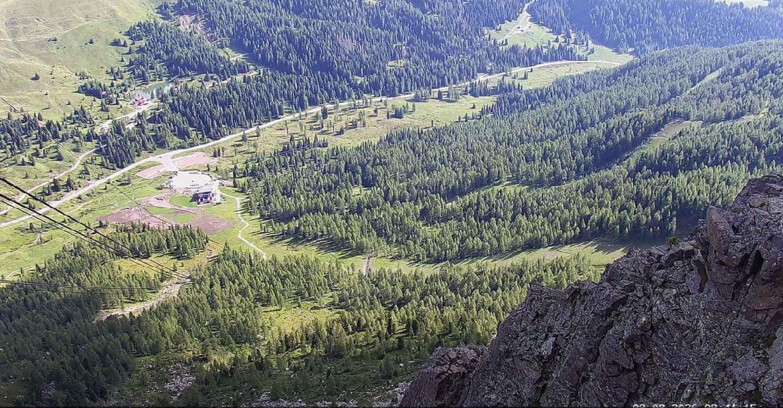 Webcam Passo San Pellegrino-Falcade - Pista Funivia