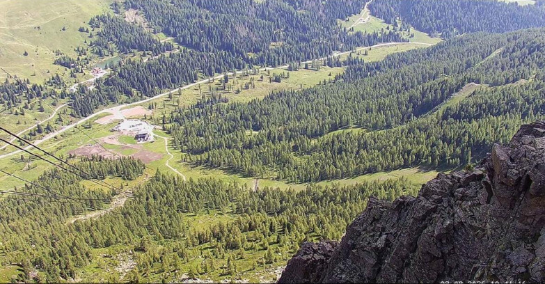 Webcam Passo San Pellegrino-Falcade - Pista Funivia