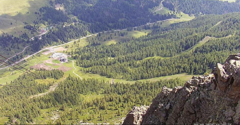Webcam Passo San Pellegrino-Falcade - Pista Funivia