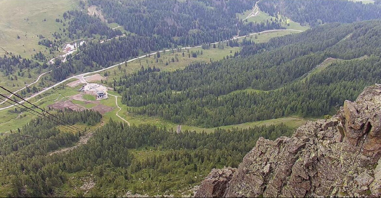 Webcam Passo San Pellegrino-Falcade - Pista Funivia