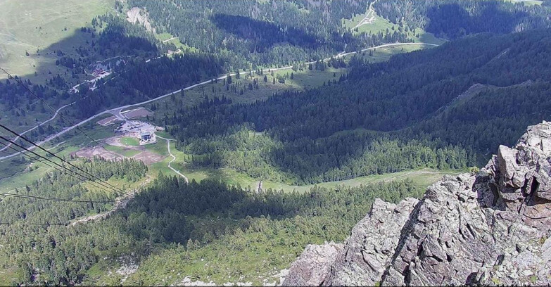 Webcam Passo San Pellegrino-Falcade - Pista Funivia