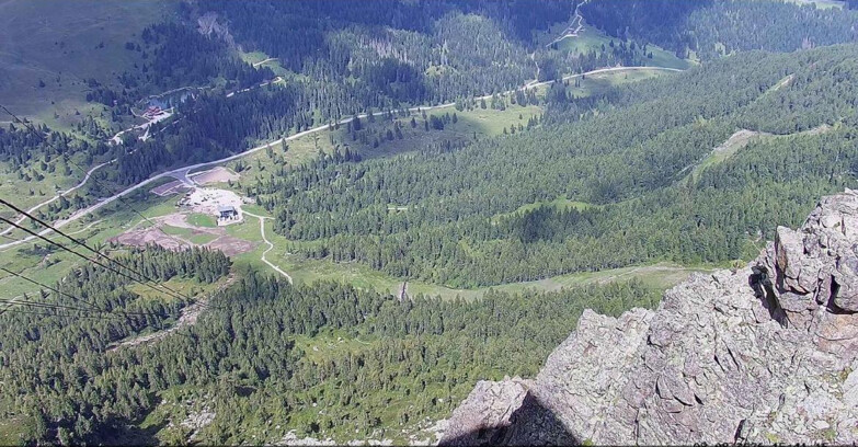 Webcam Passo San Pellegrino-Falcade - Pista Funivia