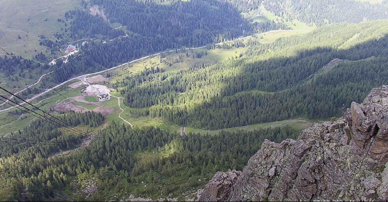 Webcam Passo San Pellegrino-Falcade - Pista Funivia