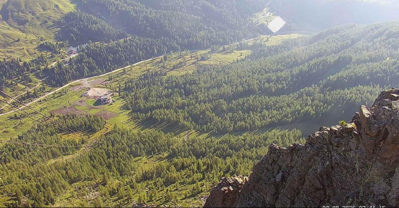 Webcam Passo San Pellegrino-Falcade - Pista Funivia