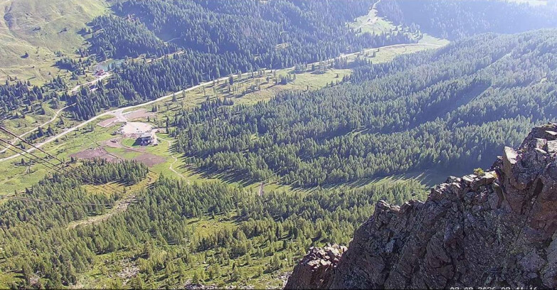 Webcam Passo San Pellegrino-Falcade - Pista Funivia