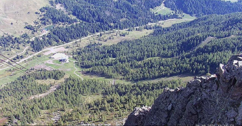 Webcam Passo San Pellegrino-Falcade  - Pista Funivia