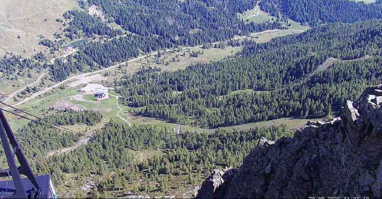 Webcam Passo San Pellegrino-Falcade  - Pista Funivia