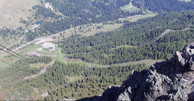 Webcam Passo San Pellegrino-Falcade  - Pista Funivia