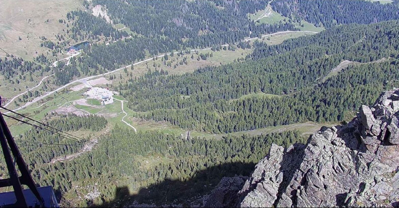 Webcam Passo San Pellegrino-Falcade  - Pista Funivia