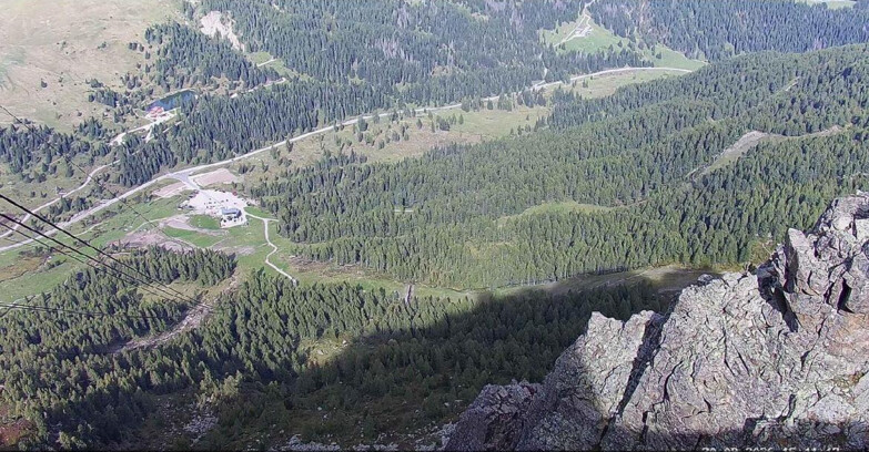 Webcam Passo San Pellegrino-Falcade  - Pista Funivia