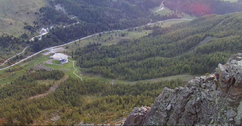 Webcam Passo San Pellegrino-Falcade - Pista Funivia