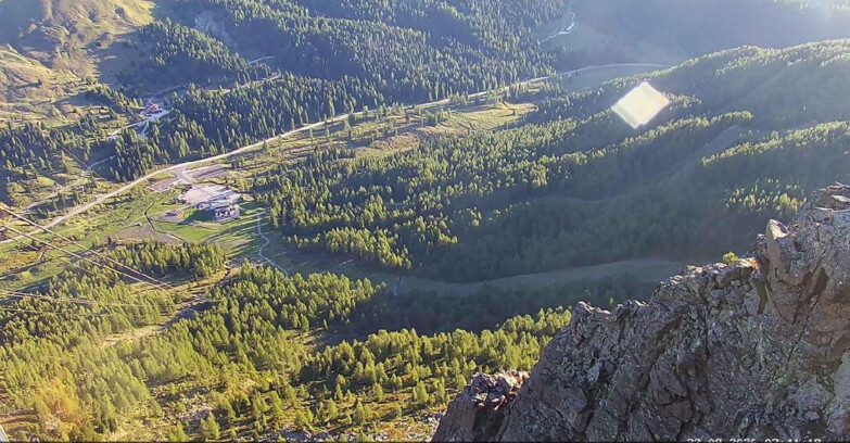 Webcam Passo San Pellegrino-Falcade  - Pista Funivia