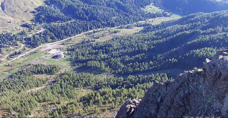 Webcam Passo San Pellegrino-Falcade  - Pista Funivia