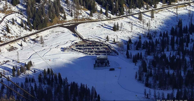 Webcam Passo San Pellegrino-Falcade - Arrivo Seggiovia