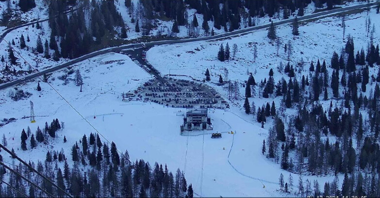 Webcam Passo San Pellegrino-Falcade - Arrivo Seggiovia