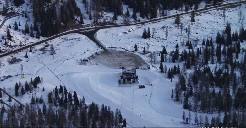 Webcam Passo San Pellegrino-Falcade - Arrivo Seggiovia