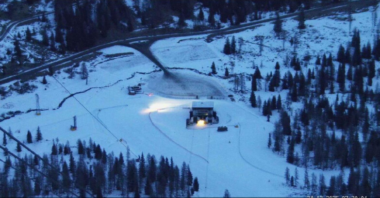 Webcam Passo San Pellegrino-Falcade  - Arrivo Seggiovia