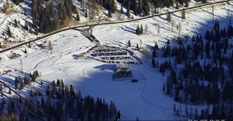 Webcam Passo San Pellegrino-Falcade  - Arrivo Seggiovia