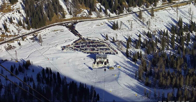 Webcam Passo San Pellegrino-Falcade  - Arrivo Seggiovia