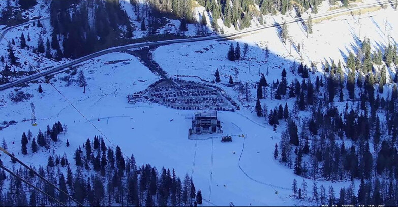 Webcam Passo San Pellegrino-Falcade  - Arrivo Seggiovia