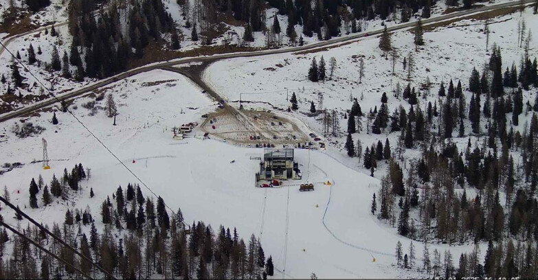 Webcam Passo San Pellegrino-Falcade  - Arrivo Seggiovia