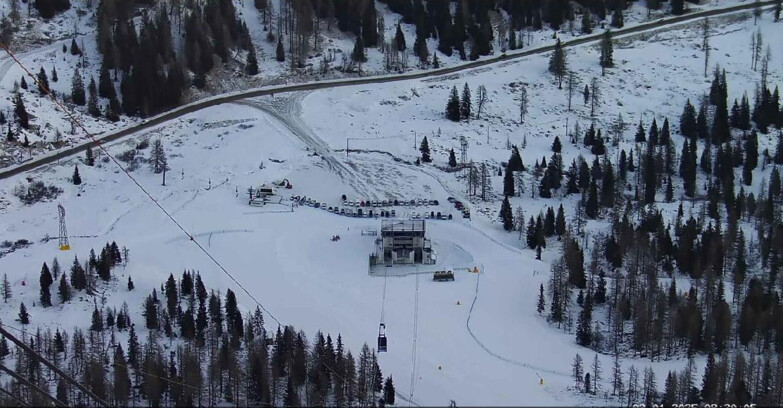 Webcam Passo San Pellegrino-Falcade  - Arrivo Seggiovia