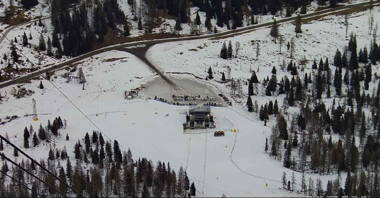 Webcam Passo San Pellegrino-Falcade  - Arrivo Seggiovia