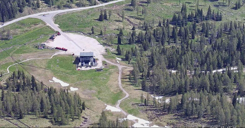 Webcam Passo San Pellegrino-Falcade  - Arrivo Seggiovia